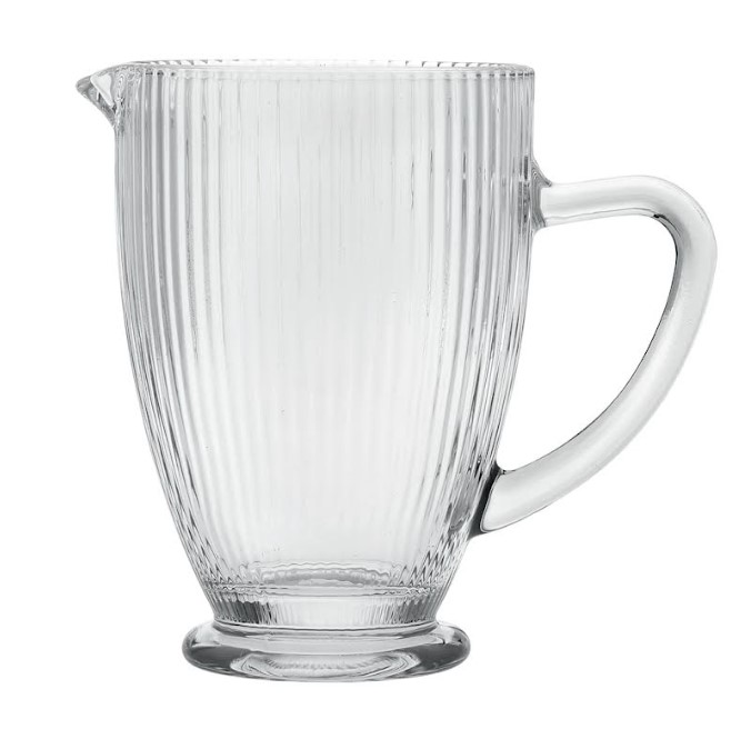 Κανάτα Νερού Γυάλινη Noris Clear 1,3lt CRYSPO TRIO 52.505.20 (Υλικό: Γυαλί, Χρώμα: Διάφανο ) - CRYSPO TRIO - 52.505.20